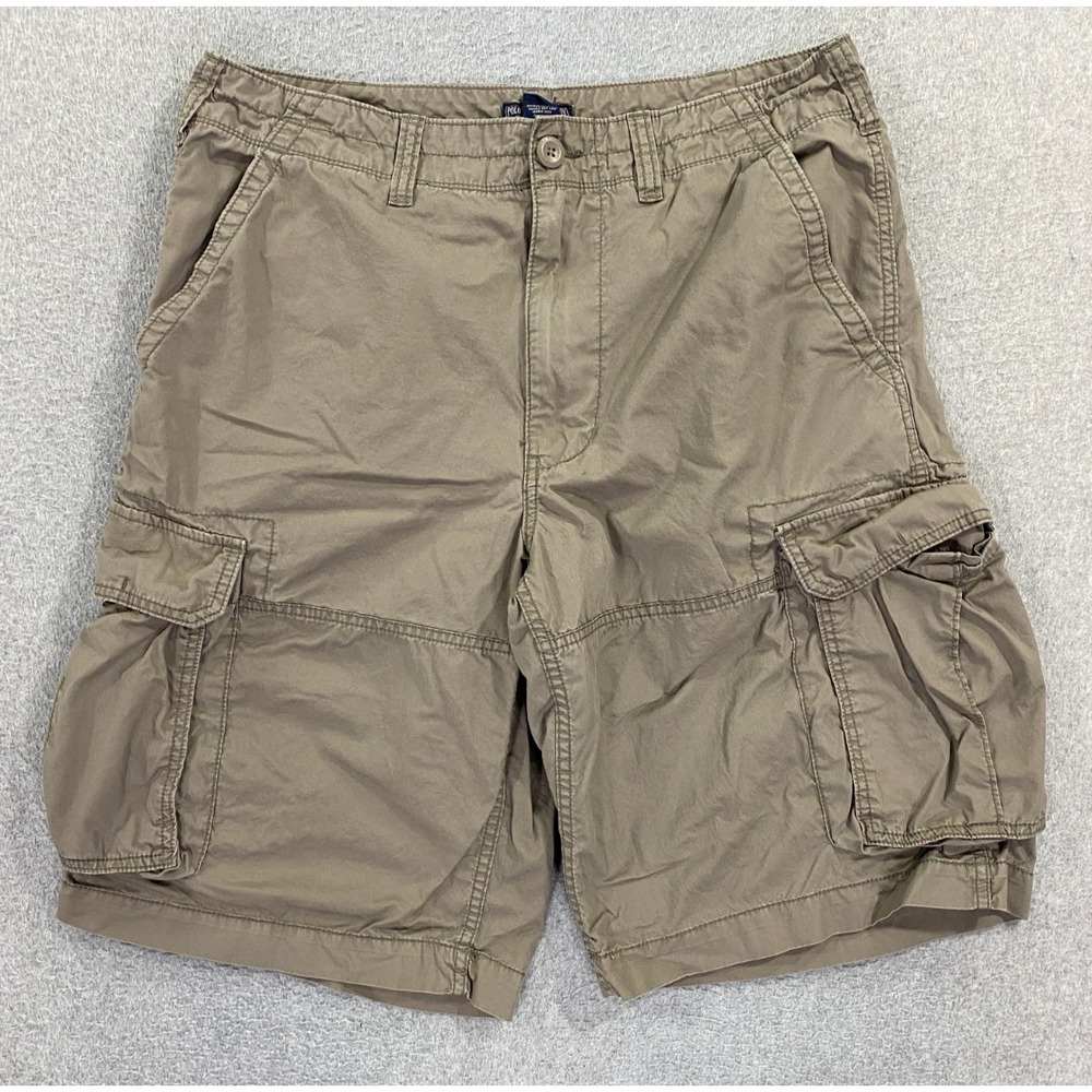 Polo Jeans Co Ralph Lauren Cargo Shorts 34 Brown Utility Pockets Y2K Skater